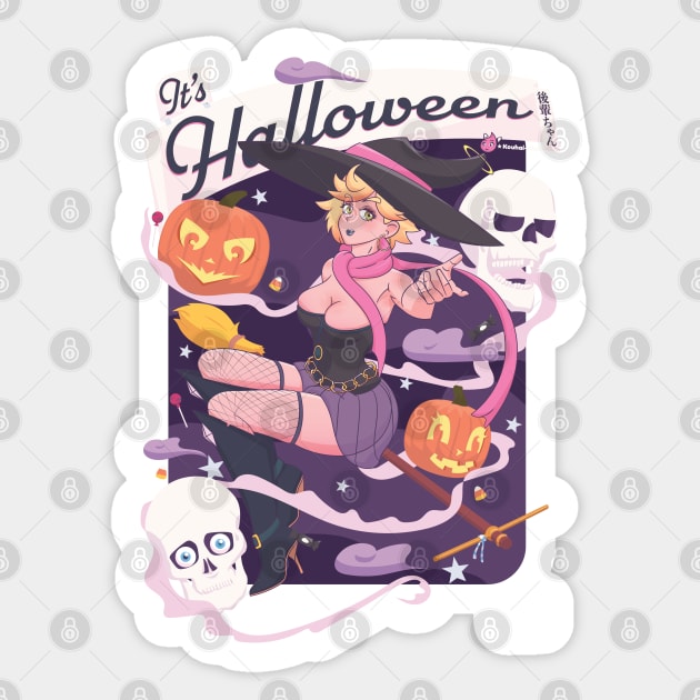 Kouhai-Chan Witch Halloween 2021 Sticker by PabloooDuarte